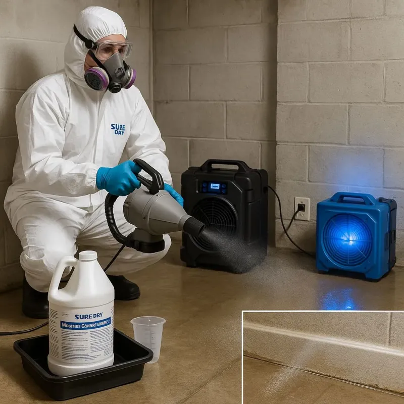 Sanitization and Odor Removal process in Littleton, NH